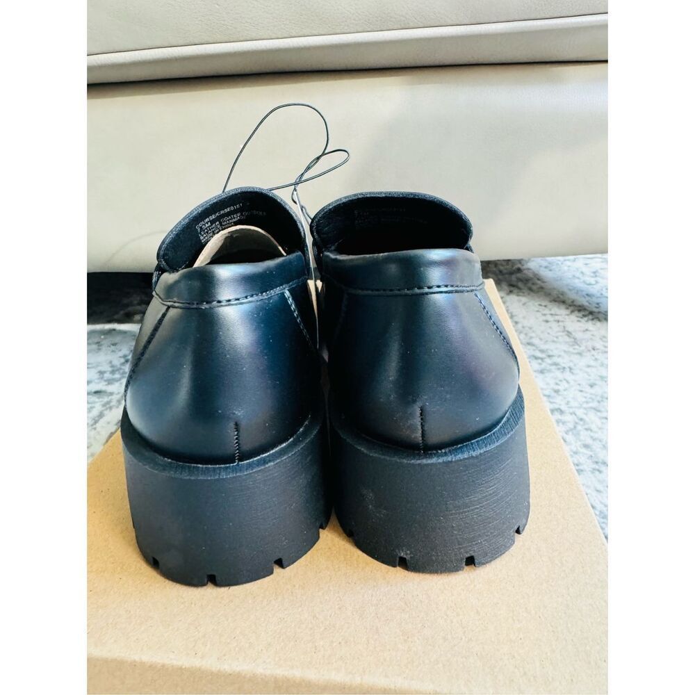 STEVE MADDEN NWB Black Lug Loafer - Picture 6 of 10